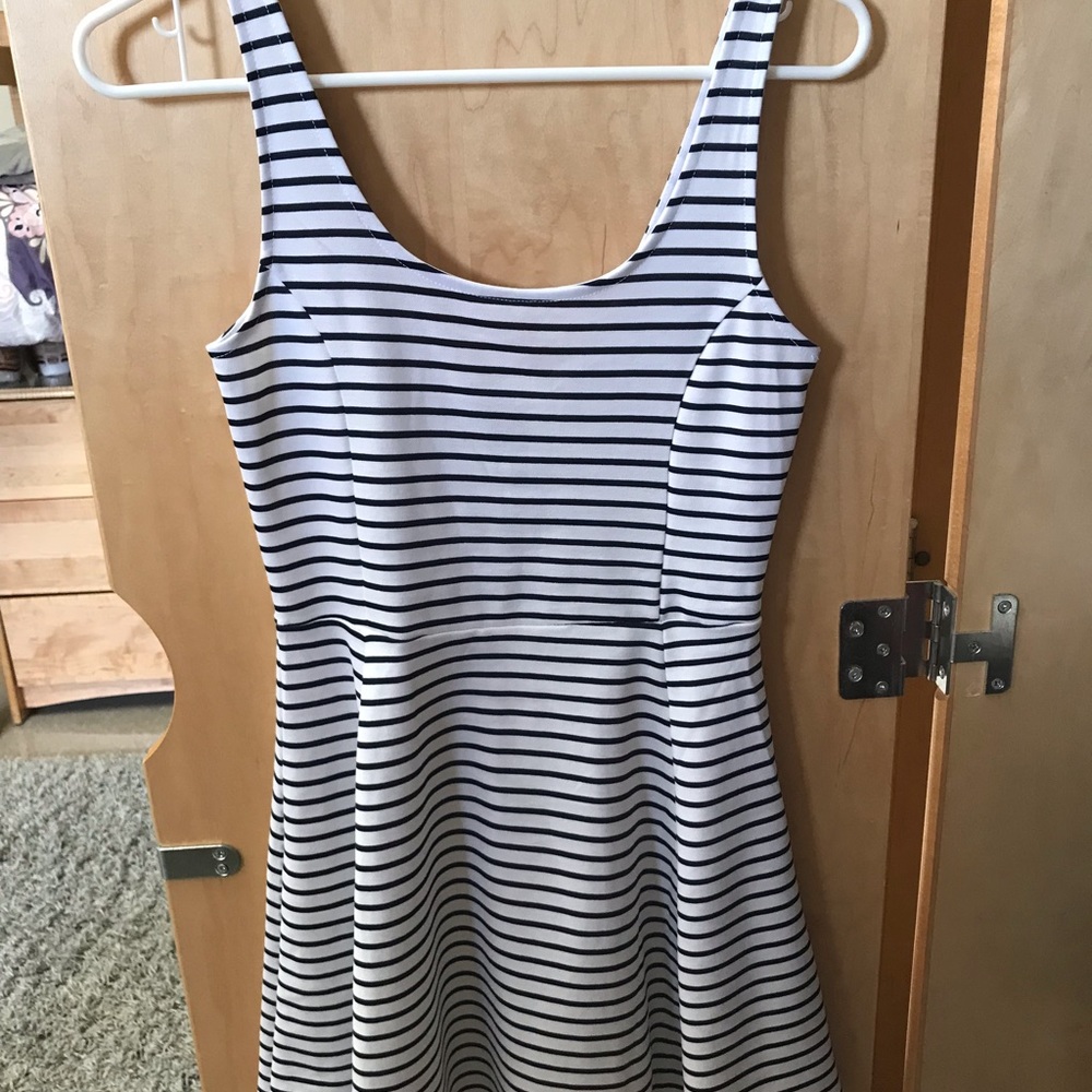 Striped Skater Dress